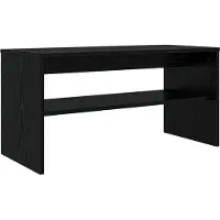vidaXL Armoire TV noir imitation chêne 80 x 35 x 40 cm Matériau dérivé du bois