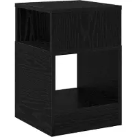 vidaXL Table d'appoint Chêne noir 30,5 x 30 x 45 cm Bois d'ingénierie