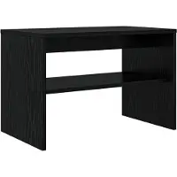 vidaXL Armoire TV noir imitation chêne 60 x 35 x 40 cm Bois composite