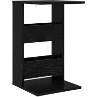 vidaXL Table d'appoint Chêne noir 40 x 35 x 60,5 cm Bois d'ingénierie