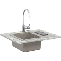 vidaXL Lavabo, 80% quartz et 20% résine, 560 x 460 mm, gris