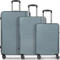 Franky Ensemble de bagages 'Dallas 3.0' gris