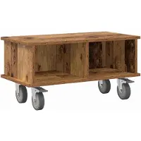 vidaXL Meuble TV Bois ancien 68,5 x 35 x 35 cm Bois d'ingénierie
