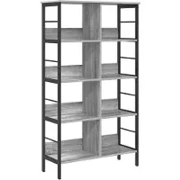 vidaXL Étagère Gris Sonoma 82 x 32 x 144,5 cm Bois d'ingénierie