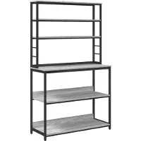 vidaXL Étagère de cuisine Gris Sonoma 100 x 40 x 168 cm Bois composite