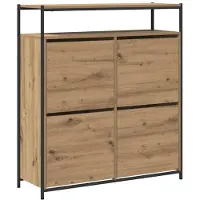 vidaXL Armoire à Chaussures chêne artisanal 100 x 34 x 112 cm