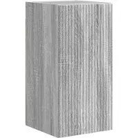 vidaXL Meuble TV mural gris Sonoma 30 x 31 x 60 cm Bois composite