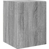 vidaXL Meuble TV mural gris Sonoma 30 x 31 x 40 cm Bois composite