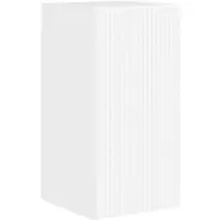vidaXL Armoire TV murale blanc brillant 30 x 31 x 60 cm Bois composite