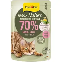 GimCat Near Nature - Boeuf et canard - 16 x 85 g