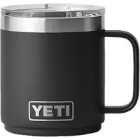 Yeti Rambler Stackable Mug 2.0 10oz Mag Slider Lid, Black, mug thermos empilable avec couvercle, 295 ml