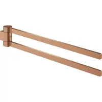 GROHE Porte-serviettes Selection double pivotant warm sunset brossé 41063DL0