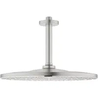 GROHE rainshower mono - hoofddouche, diameter 31 cm, supersteel (1 Type de jet, 7.50 l/min)