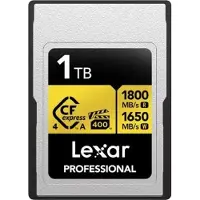 Lexar Professional Gold 4.0 Carte CFexpress Type A VPG400 R1800/W1650 MB/s – 1TB