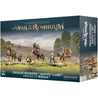Games Workshop Découvrez Le Seigneur des Anneaux - Jeu de stratégie et de bataille de la Terre du Milieu : La guerre des Rohirrim - Héros du Rohan (6 figurines)