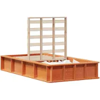 vidaXL Cadre de lit brun cireux 75 x 190 cm Pin massif
