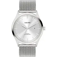 s.Oliver Montre à affichage analogique argent
