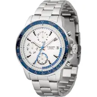 s.Oliver Montre à affichage analogique bleu / argent