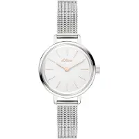 s.Oliver Montre à affichage analogique argent
