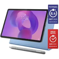 Lenovo Idea Tab 11 8GB 128GB + Pen & Folio Processeur MediaTek Dimensity 6300 2,40 GHz , Android 15 ou version ultérieure, 128 Go UFS 2.2 - EUBNDLIDEA035