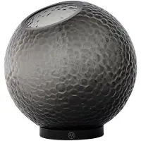 AYTM Globe Bubbles Vase avec Support Black | Ø 21