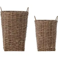 Bloomingville Paniers Cestina marron, lot de 2 pièces