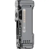 Wuben X4 Mini lampe torche plate avec lumière LED RGB - Gris