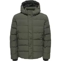 Only & Sons Veste d’hiver 'ONSCayson' vert foncé