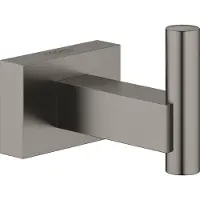 GROHE Crochet de peignoir Essential Cube dur graphite brossé 40511AL1