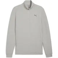 Puma Hommes, T-shirt de sport, M Cloudspun 1/4 Zip (L), Gris, L