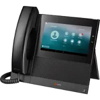 Poly CCX 600 Téléphone multimédia professionnel avec Open SIP et compatible PoE, Téléphone IP, Noir, Combiné filaire, 24 lignes, LCD, 17,8 cm (7")