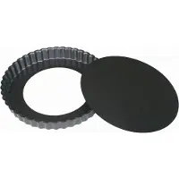 De Buyer Moule à tarte, Moule à gâteau, Noir