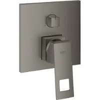 GROHE Mitigeur EUROCUBE m inverseur 3 voies ha grap brossé