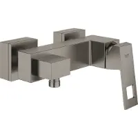 GROHE Mitigeur douche EUROCUBE 1/2 pouce dur graphite brossé