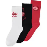 Fallout Chaussettes Gaming de - Nuka-Cola - EU39-42 - EU 43-46 - pour Homme - multicolore - Taille EU 43-46