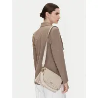 Tous pour femme. 2002183301 Audree K Mini Lines sac messager beige (OSFA), Casuel, PVC