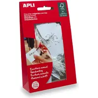 APLI Porte-étiquette - petit emballage, dimensions : 18 x 29 mm, blanc