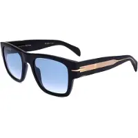 David Beckham Lunettes de soleil - - DB 7000/S BOLD BLACK - Noir - Monture plastique carrée - 52/20/145