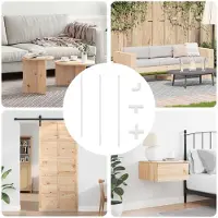 vidaXL Tuyau PVC 2 pièces Blanc 12,2 x 1,8 x 500 mm PP et PE