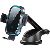Force Power Chargeur Sans Fil Voiture 15w Qi Support Pare-Brise / Tableau De Bord Noir + Garantie À Vie Force Power Lite