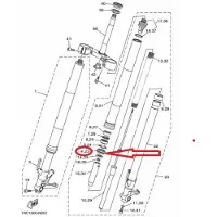 Yamaha Joint Spi De Fourche Pour Scooter 400 Majesty 41x53x10mm 4eb2314501 Neuf