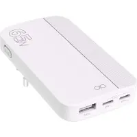 Force Power Lite CS 65W USB A+C+C PD GaN Pliable Recycle Blanc