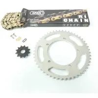 Afam Kit Chaîne Pour Moto Yamaha 50 Dtr 2002 À 2020 50x12 Pas 420 128l Neuf