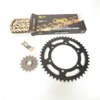 Afam Kit Chaîne Pour Moto Yamaha 660 Xt X 2004 À 2016 15x45 Pas 520 Neuf