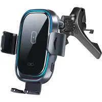 FORCE CASE Chargeur Sans Fil Voiture 15w Qi Support Ventilation Noir + Garantie À Vie Force Power Lite