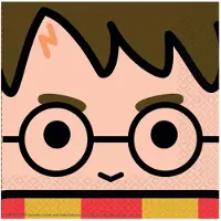 Riethmüller 16 Serviettes En Papier Kawaii Harry Potter 33 X 33 Cm