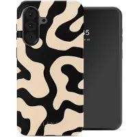 Selencia Coque arrière Vivid Samsung Galaxy A37 (5G) - Art Wave Black