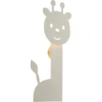 QAZQA Applique murale pour enfants beige avec LED à intensité variable en 3 étapes - Gigi la Girafe