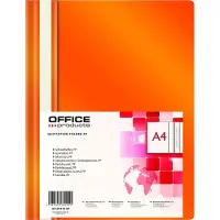 Office Products Reportmappe, pp, a4, weich, 100/170 mikron, orange