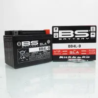 Bs Battery Batterie Sla Pour Scooter Mbk 50 Ew Stunt 2000 À 2010 Yb4l-B / 12v 4ah Neuf